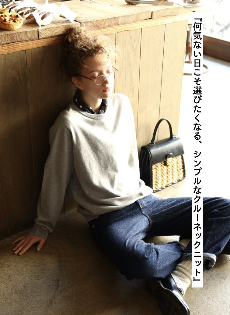  PFU クルーネックニット 詳細画像 Gray 1
