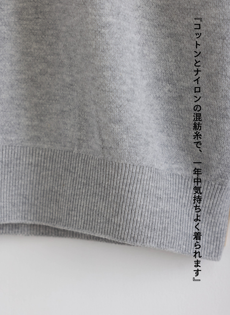  PFU クルーネックニット 詳細画像 Gray 8