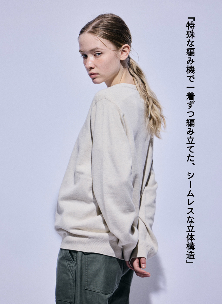  PFU クルーネックニット 詳細画像 Ivory 2