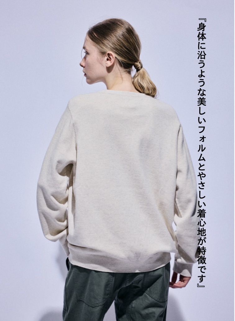  PFU クルーネックニット 詳細画像 Ivory 3