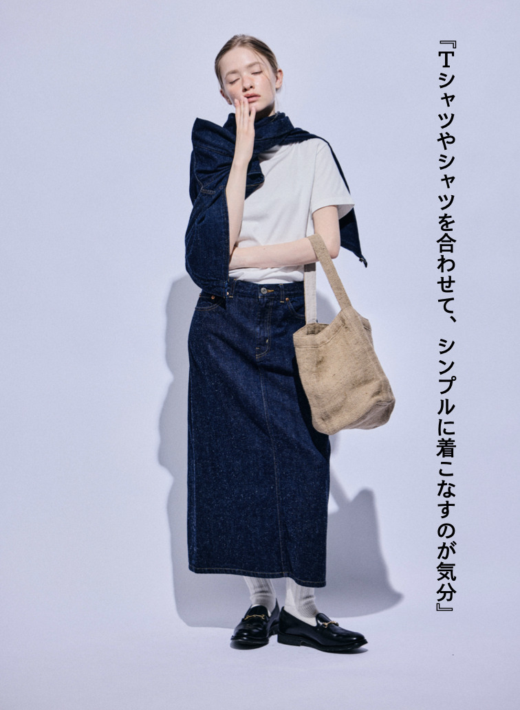 デニムスカート 31denim 詳細画像 Indigo 6