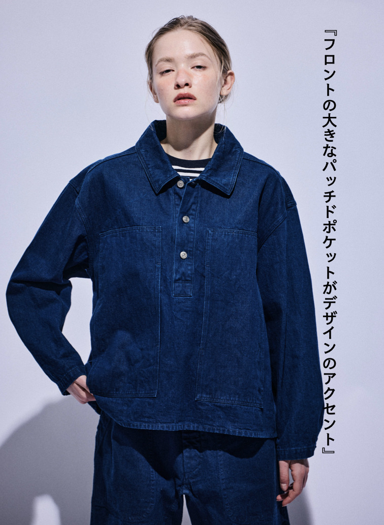 M35 プルオーバー 詳細画像 Indigo 3