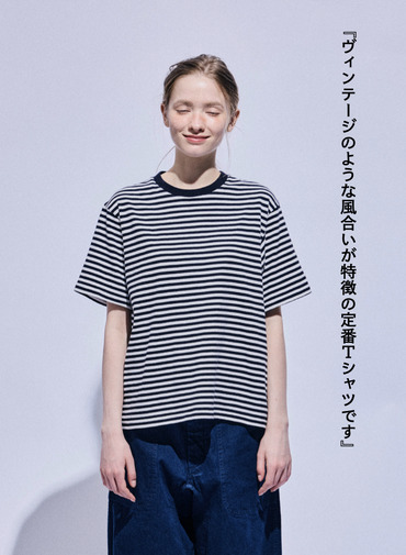 ムラ糸Tシャツ 詳細画像 Navy 1