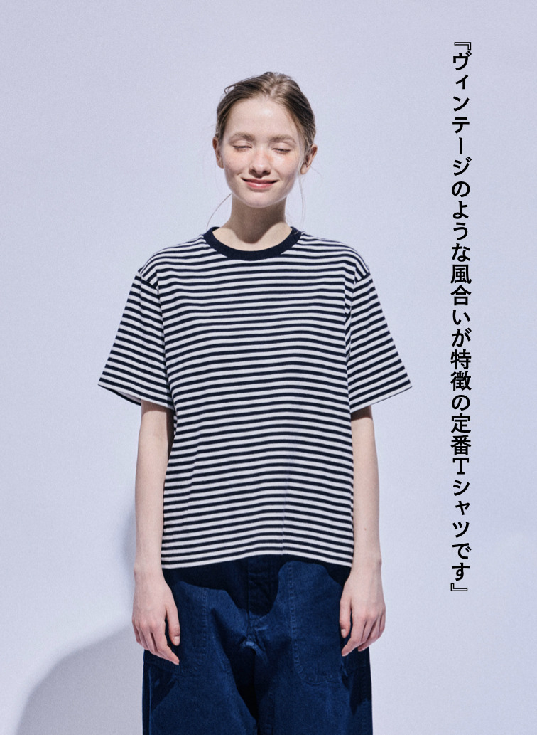 ムラ糸Tシャツ 詳細画像 Navy 1