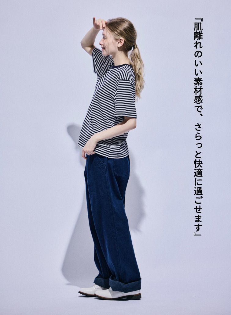 ムラ糸Tシャツ 詳細画像 Navy 4