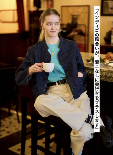 ドルマン デニムジャケット 詳細画像 Indigo 3