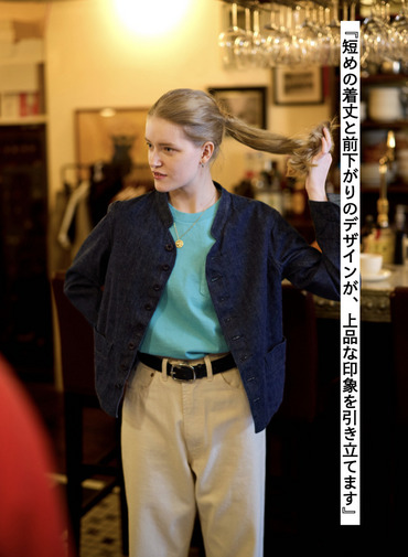 ドルマン デニムジャケット 詳細画像 Indigo 4