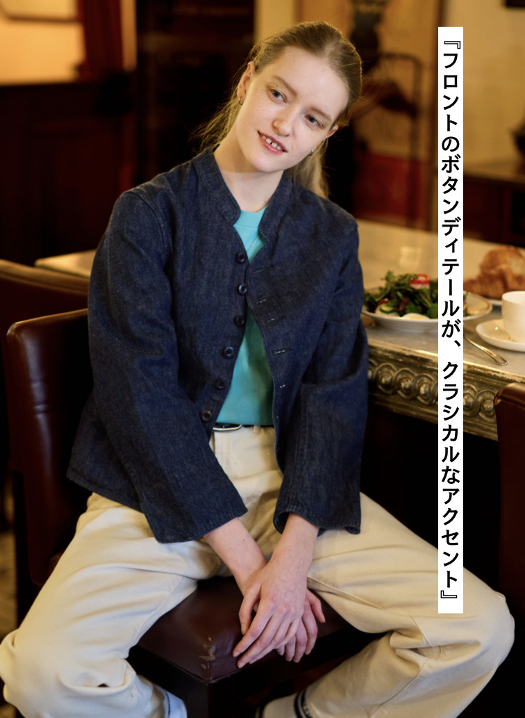 ドルマン デニムジャケット 詳細画像 Indigo 2