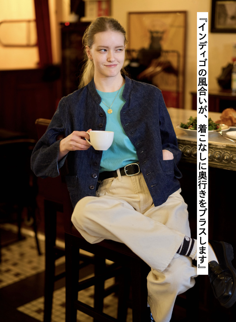 ドルマン デニムジャケット 詳細画像 Indigo 3