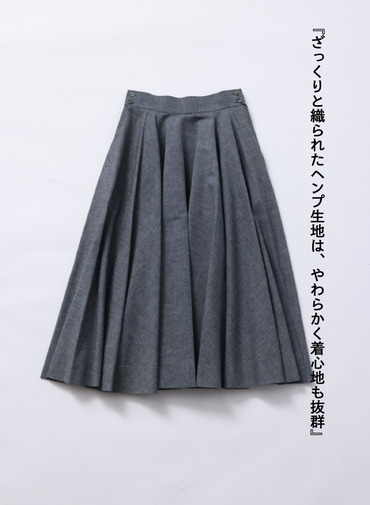 シャンブレースカート 詳細画像 Black 4