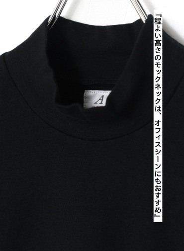 モックネック ノースリーブTシャツ 詳細画像 Black 6