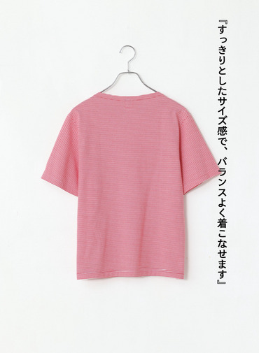 ボーダーTシャツ 詳細画像 Red 8