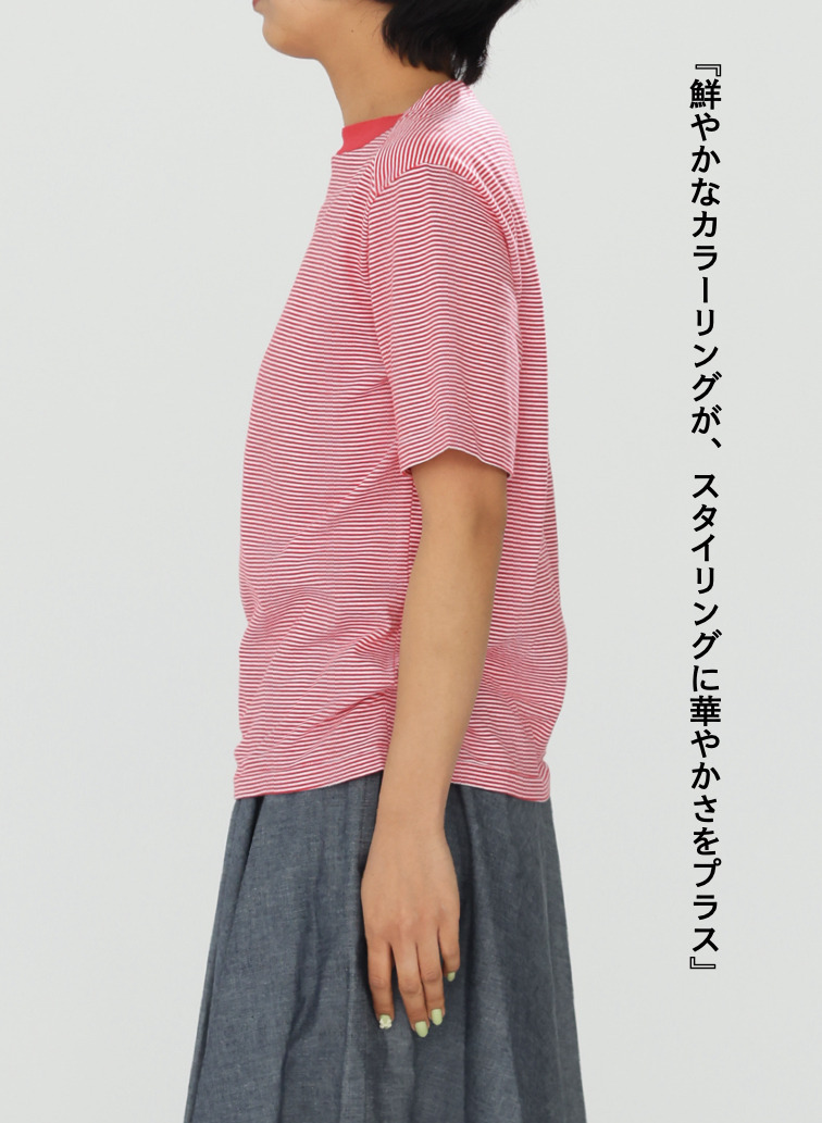 ボーダーTシャツ 詳細画像 Red 10