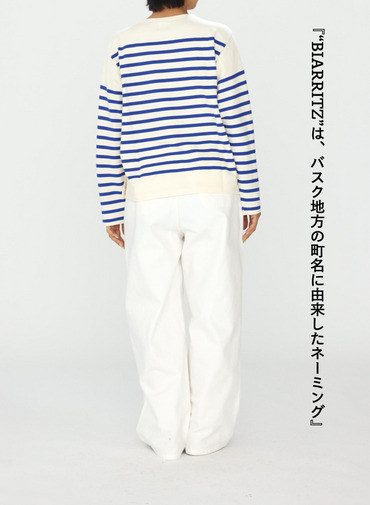 ボーダーカットソー &ldquo;BIARRITZ&rdquo; 詳細画像 Blue 10