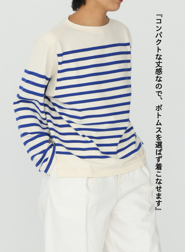 ボーダーカットソー &ldquo;BIARRITZ&rdquo; 詳細画像 Blue 11