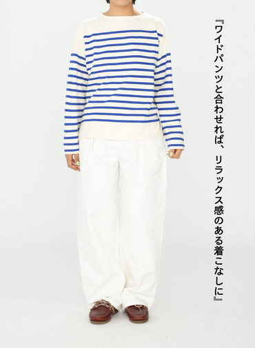 ボーダーカットソー &ldquo;BIARRITZ&rdquo; 詳細画像 Blue 8