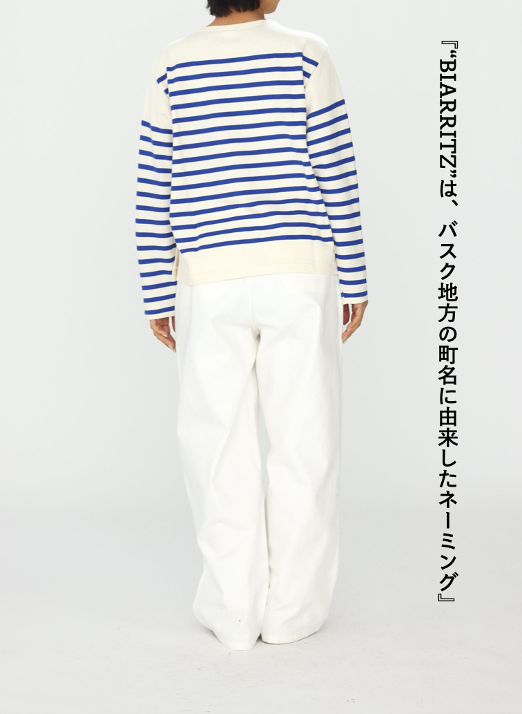 ボーダーカットソー &ldquo;BIARRITZ&rdquo; 詳細画像 Blue 10
