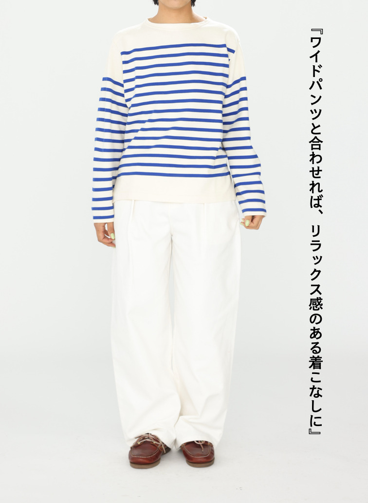 ボーダーカットソー &ldquo;BIARRITZ&rdquo; 詳細画像 Blue 8