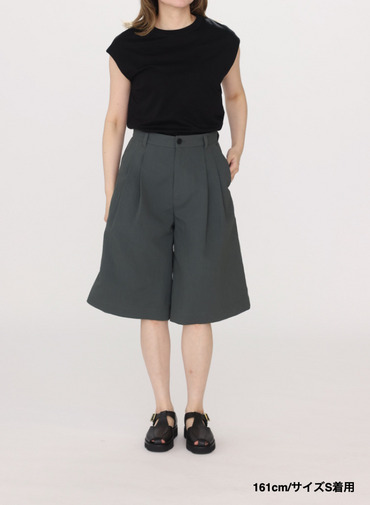 ワイドショートパンツ【CAPSULE COLLECTION】UNIONSLACKS 313 EX.CLUEL 詳細画像 Green 10