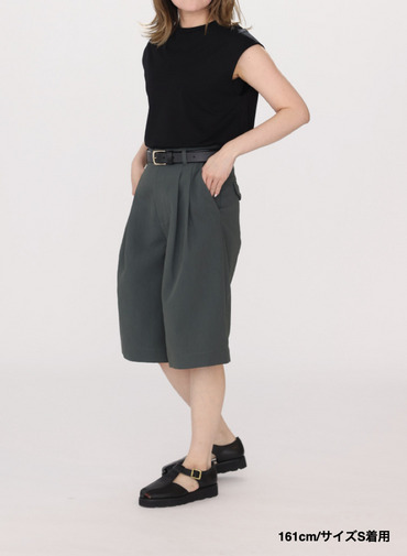 ワイドショートパンツ【CAPSULE COLLECTION】UNIONSLACKS 313 EX.CLUEL 詳細画像 Green 12