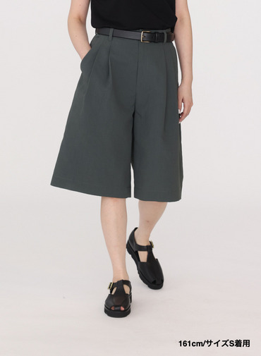 ワイドショートパンツ【CAPSULE COLLECTION】UNIONSLACKS 313 EX.CLUEL 詳細画像 Green 14