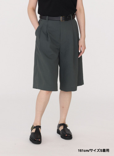 ワイドショートパンツ【CAPSULE COLLECTION】UNIONSLACKS 313 EX.CLUEL 詳細画像 Green 15