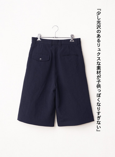 ワイドショートパンツ【CAPSULE COLLECTION】UNIONSLACKS 313 EX.CLUEL 詳細画像 Navy 8