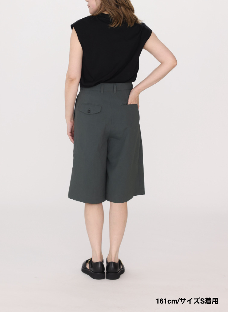 ワイドショートパンツ【CAPSULE COLLECTION】UNIONSLACKS 313 EX.CLUEL 詳細画像 Green 13