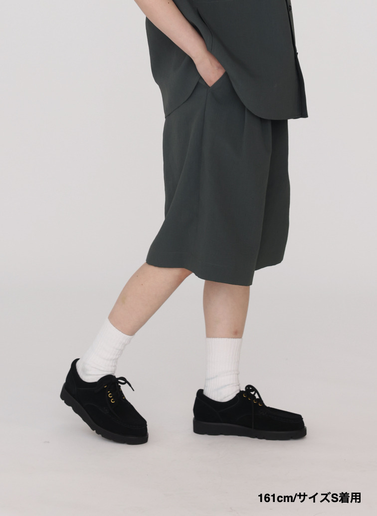 ワイドショートパンツ【CAPSULE COLLECTION】UNIONSLACKS 313 EX.CLUEL 詳細画像 Green 16