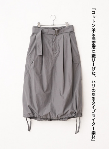 スカート【CAPSULE COLLECTION】SKIRT 201 EX.CLUEL 詳細画像 Gray 7