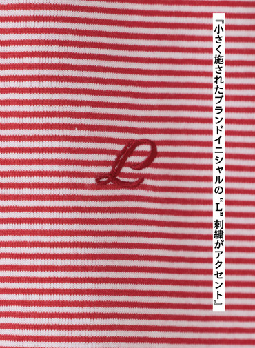 ボーダーフレンチTシャツ【CAPSULE COLLECTION】 詳細画像 Red 7