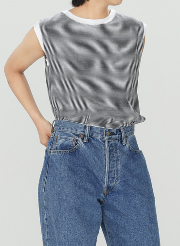 ボーダーフレンチTシャツ【CAPSULE COLLECTION】 詳細画像 Navy 12