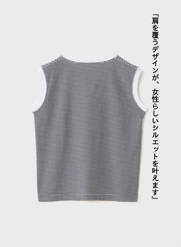ボーダーフレンチTシャツ【CAPSULE COLLECTION】 詳細画像 Navy 6