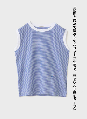ボーダーフレンチTシャツ【CAPSULE COLLECTION】 詳細画像 Blue 6