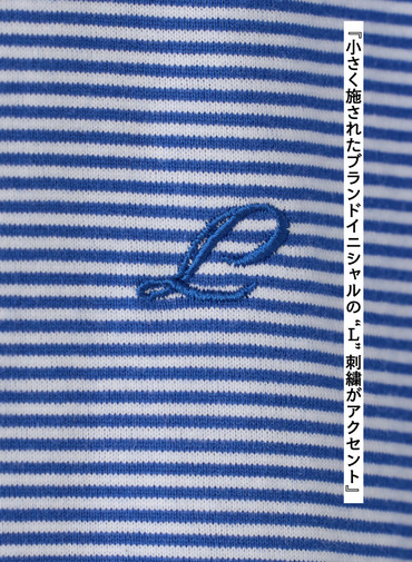 ボーダーフレンチTシャツ【CAPSULE COLLECTION】 詳細画像 Blue 8