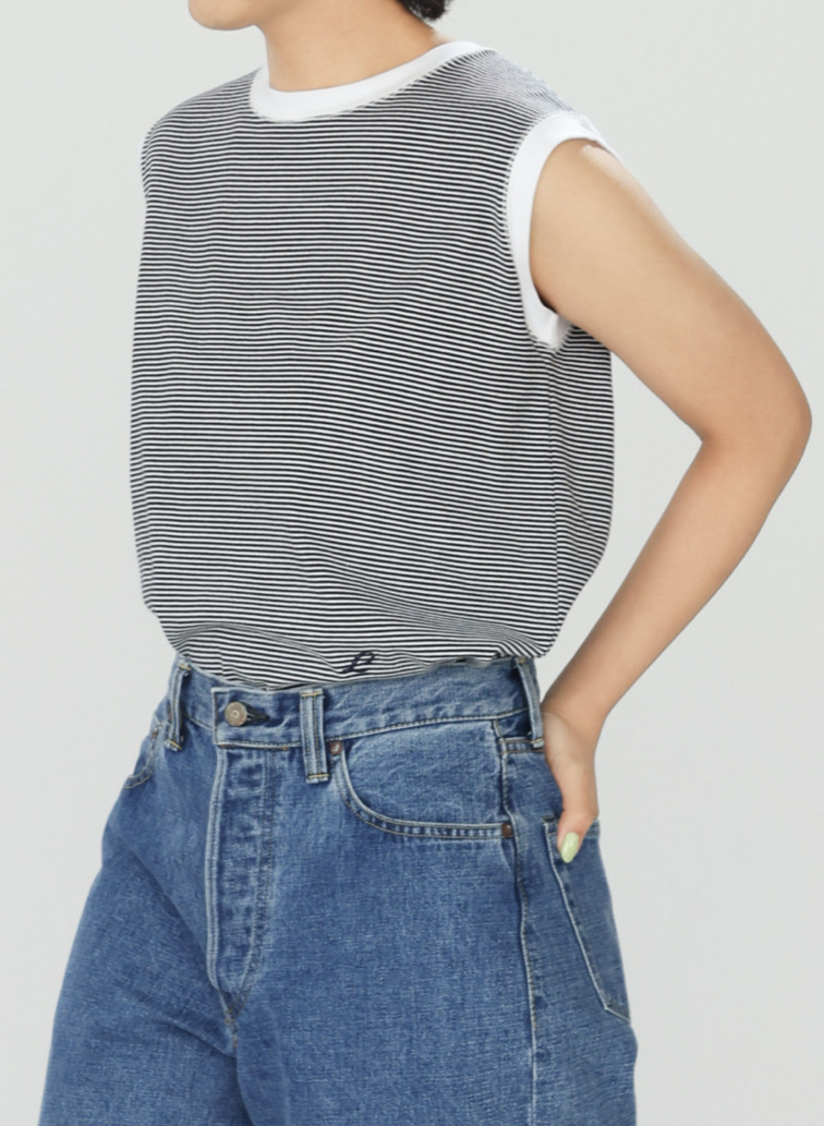 ボーダーフレンチTシャツ【CAPSULE COLLECTION】 詳細画像 Navy 13