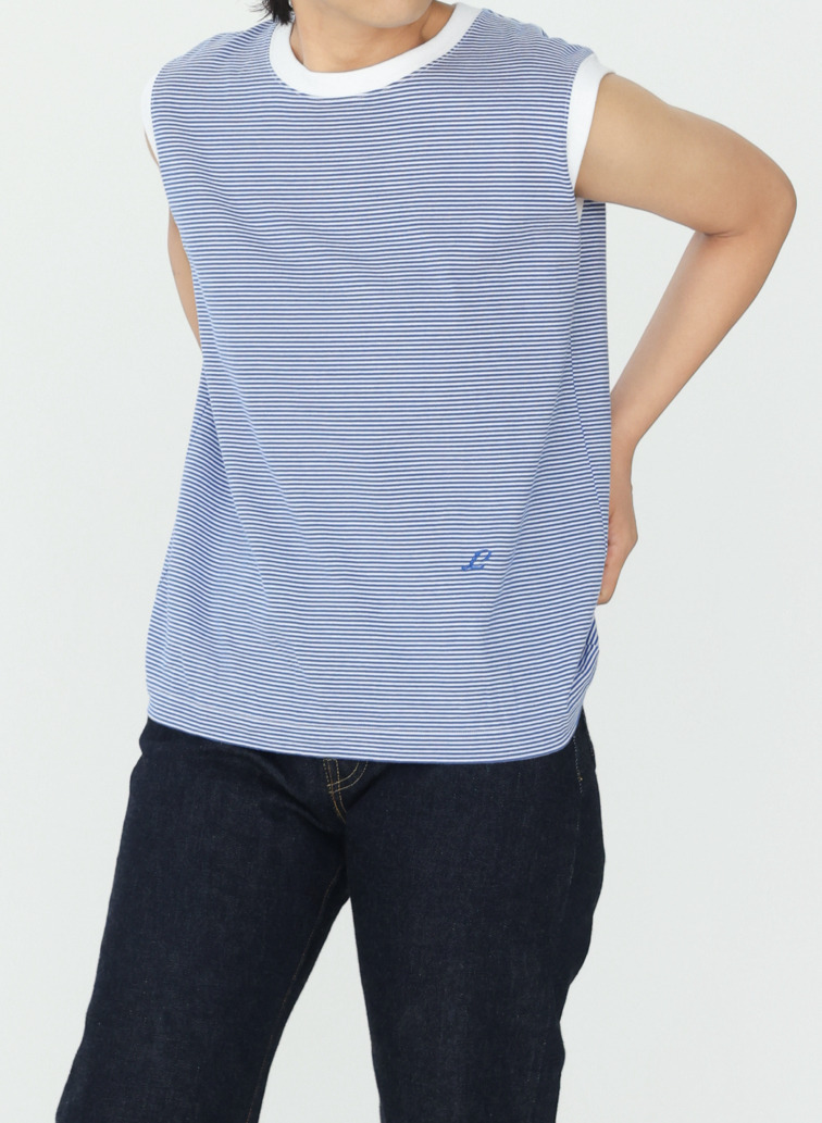 ボーダーフレンチTシャツ【CAPSULE COLLECTION】 詳細画像 Blue 11