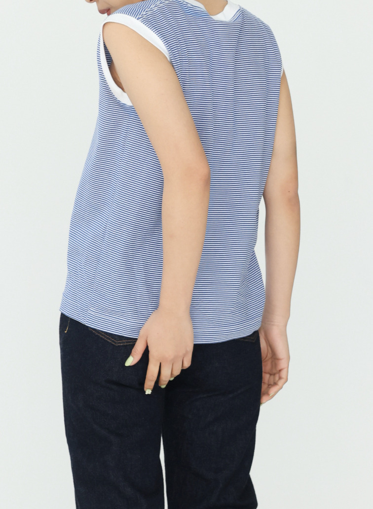 ボーダーフレンチTシャツ【CAPSULE COLLECTION】 詳細画像 Blue 12