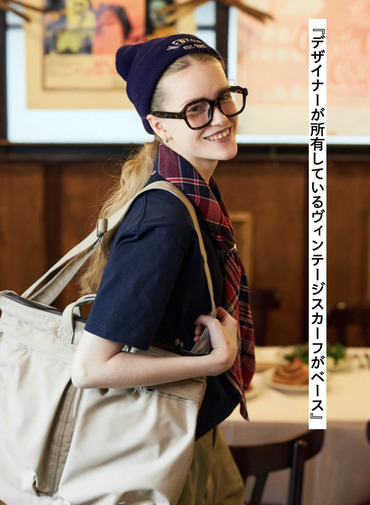 マドラスチェック スカーフ レッド 詳細画像 Red 2