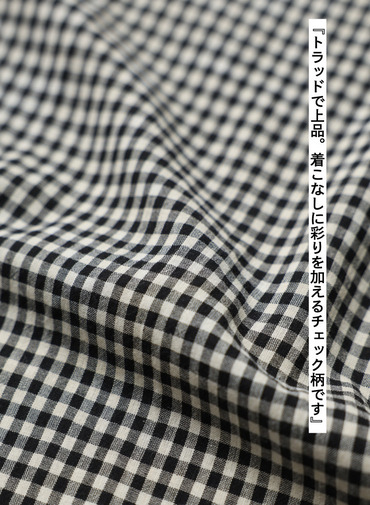 マドラスチェック スカーフ ブラック 詳細画像 Black 6