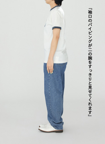 リンガーTシャツ【CAPSULE COLLECTION】 詳細画像 Navy 10
