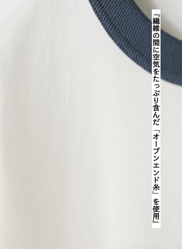 リンガーTシャツ【CAPSULE COLLECTION】 詳細画像 Navy 8
