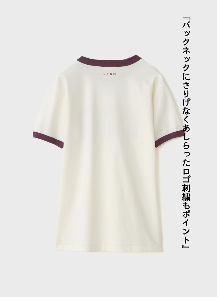 リンガーTシャツ【CAPSULE COLLECTION】 詳細画像 Wine Red 6