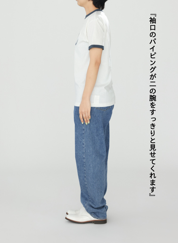 リンガーTシャツ【CAPSULE COLLECTION】 詳細画像 Navy 10