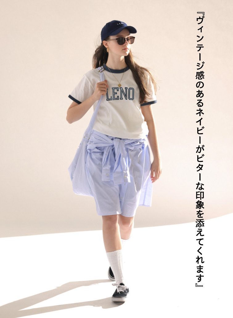 リンガーTシャツ【CAPSULE COLLECTION】 詳細画像 Navy 4