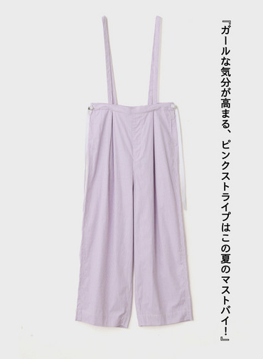 サロペット【CAPSULE COLLECTION】 詳細画像 Pink 6