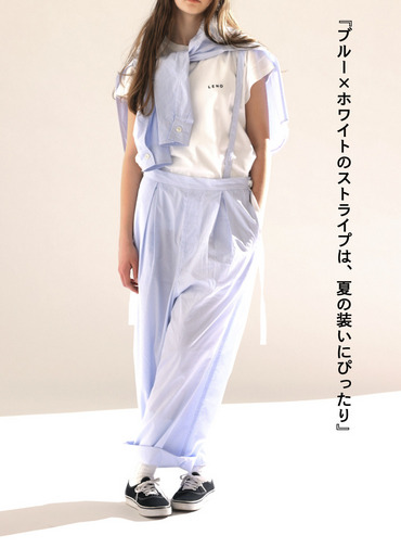 サロペット【CAPSULE COLLECTION】 詳細画像 Saxe Blue 4