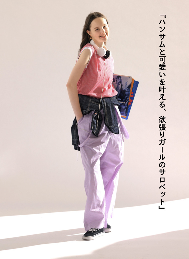 サロペット【CAPSULE COLLECTION】 詳細画像 Pink 1