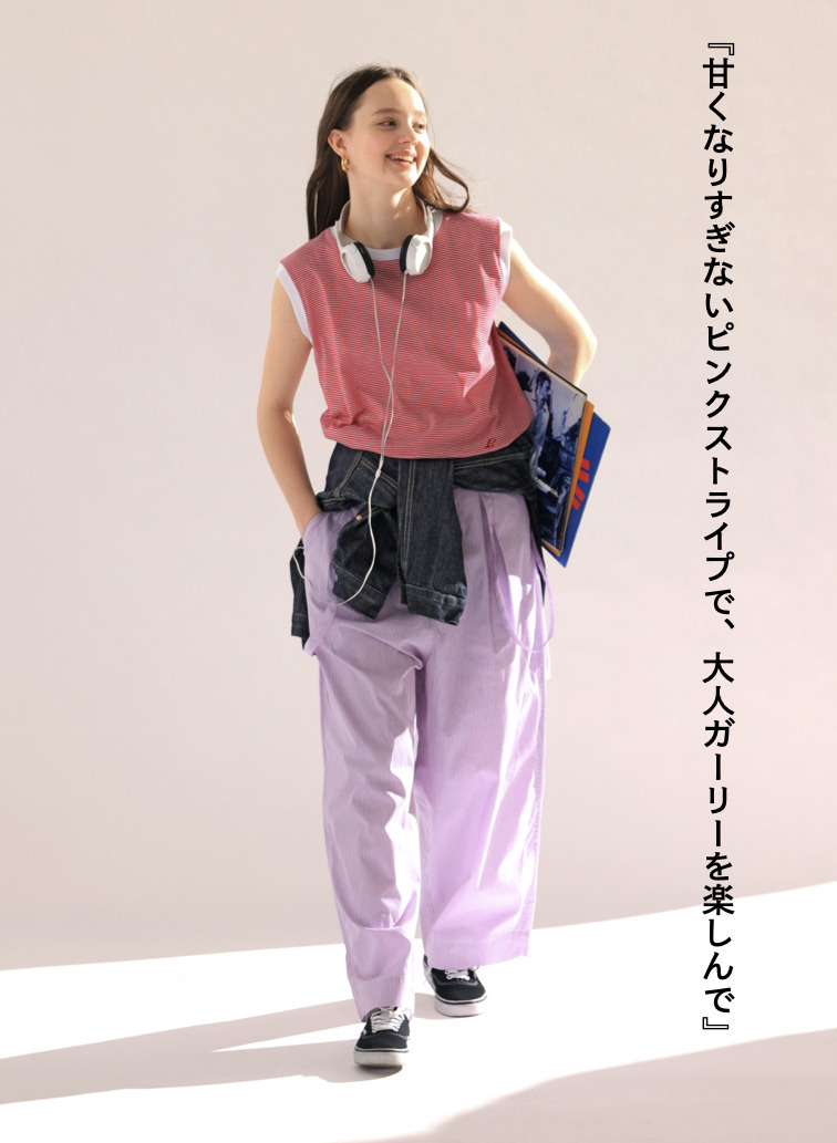 サロペット【CAPSULE COLLECTION】 詳細画像 Pink 2