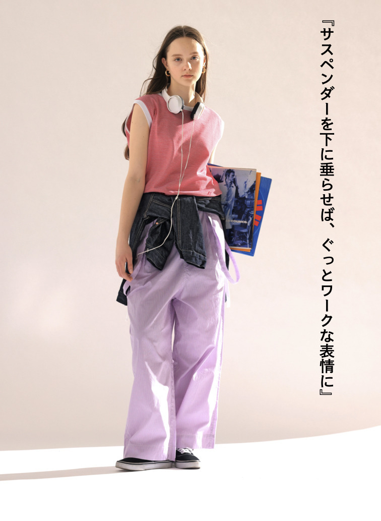 サロペット【CAPSULE COLLECTION】 詳細画像 Pink 3